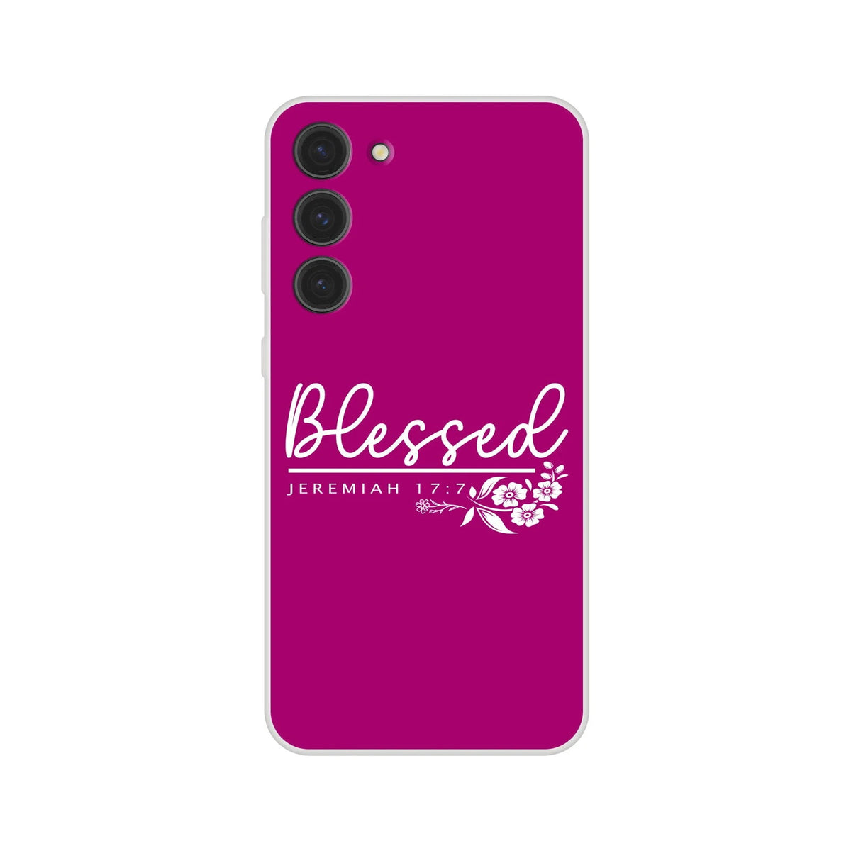 Blessed Christian Flexi Phonecase for Samsung - ClaimedbyGodDesigns