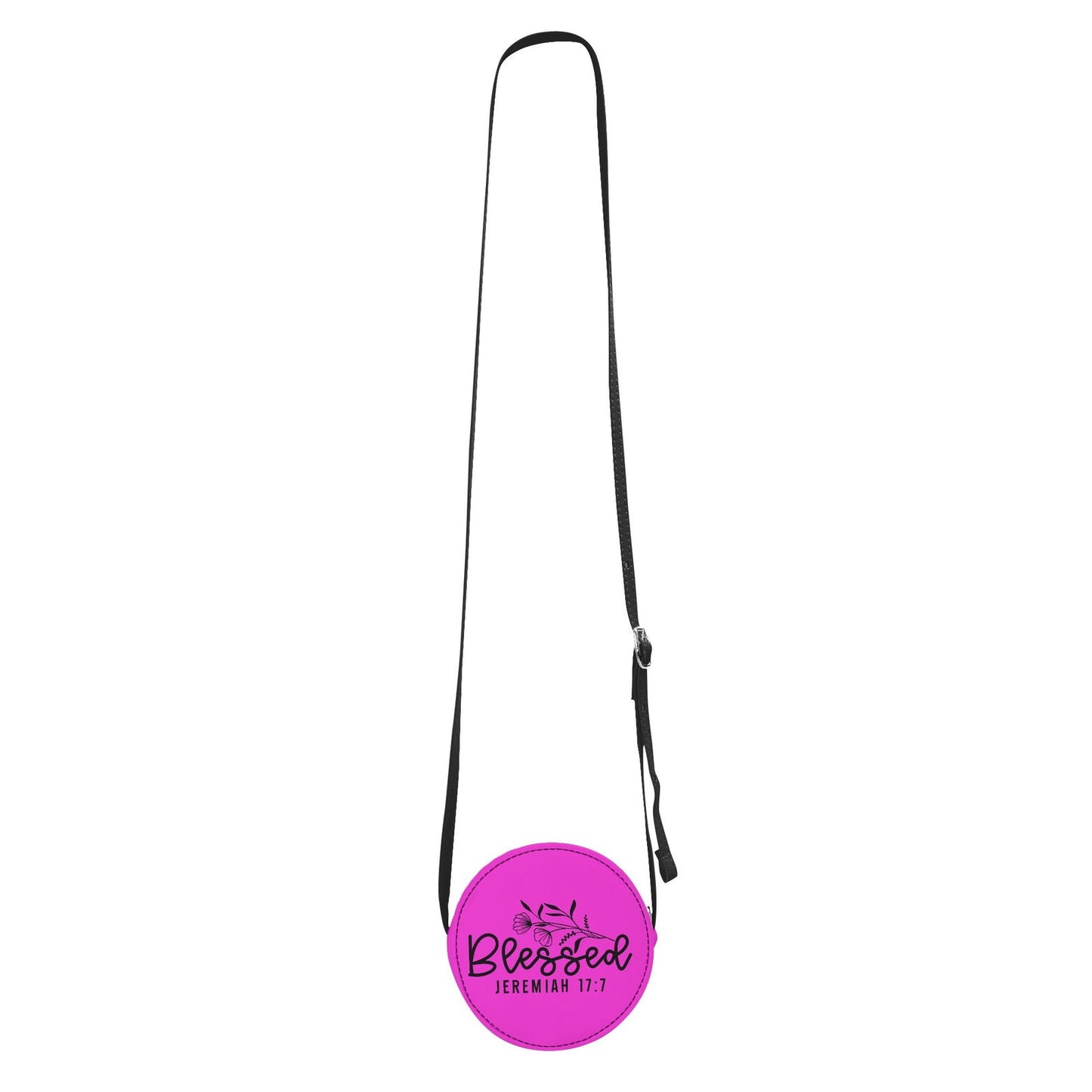 Blessed Christian Kids PU Small Round Bag Children Purse - ClaimedbyGodDesigns