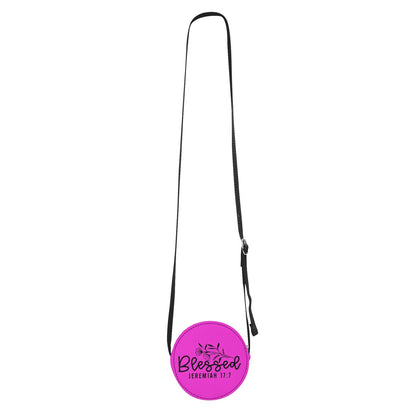 Blessed Christian Kids PU Small Round Bag Children Purse - ClaimedbyGodDesigns