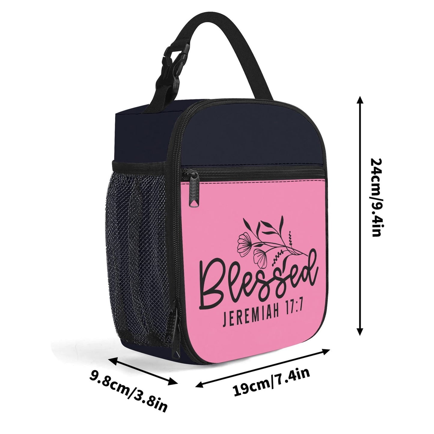 Blessed Insulated Christian Lunch Box for Kids - ClaimedbyGodDesigns