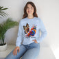 Blessed Mama  Women's Heavy Blend™ Crewneck Christian Sweatshirt - ClaimedbyGodDesigns