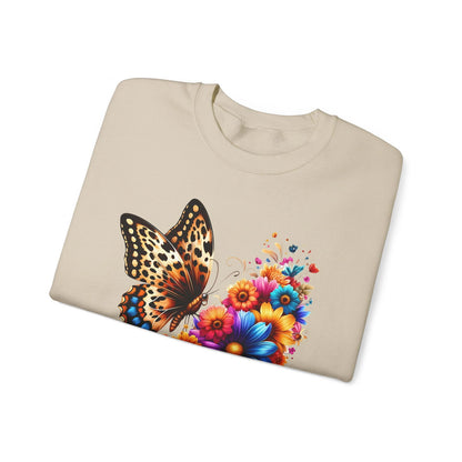 Blessed Mama  Women's Heavy Blend™ Crewneck Christian Sweatshirt - ClaimedbyGodDesigns