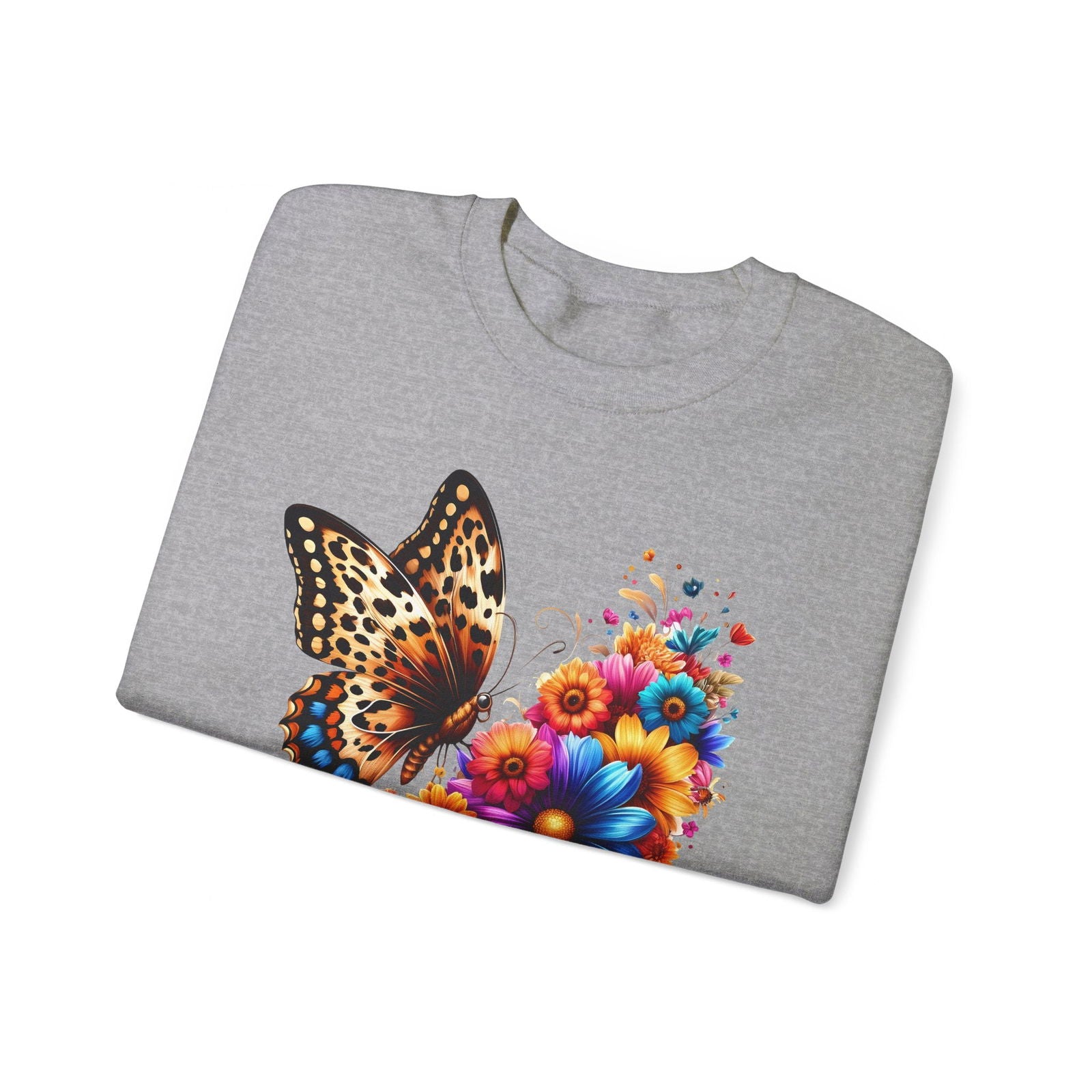 Blessed Mama  Women's Heavy Blend™ Crewneck Christian Sweatshirt - ClaimedbyGodDesigns