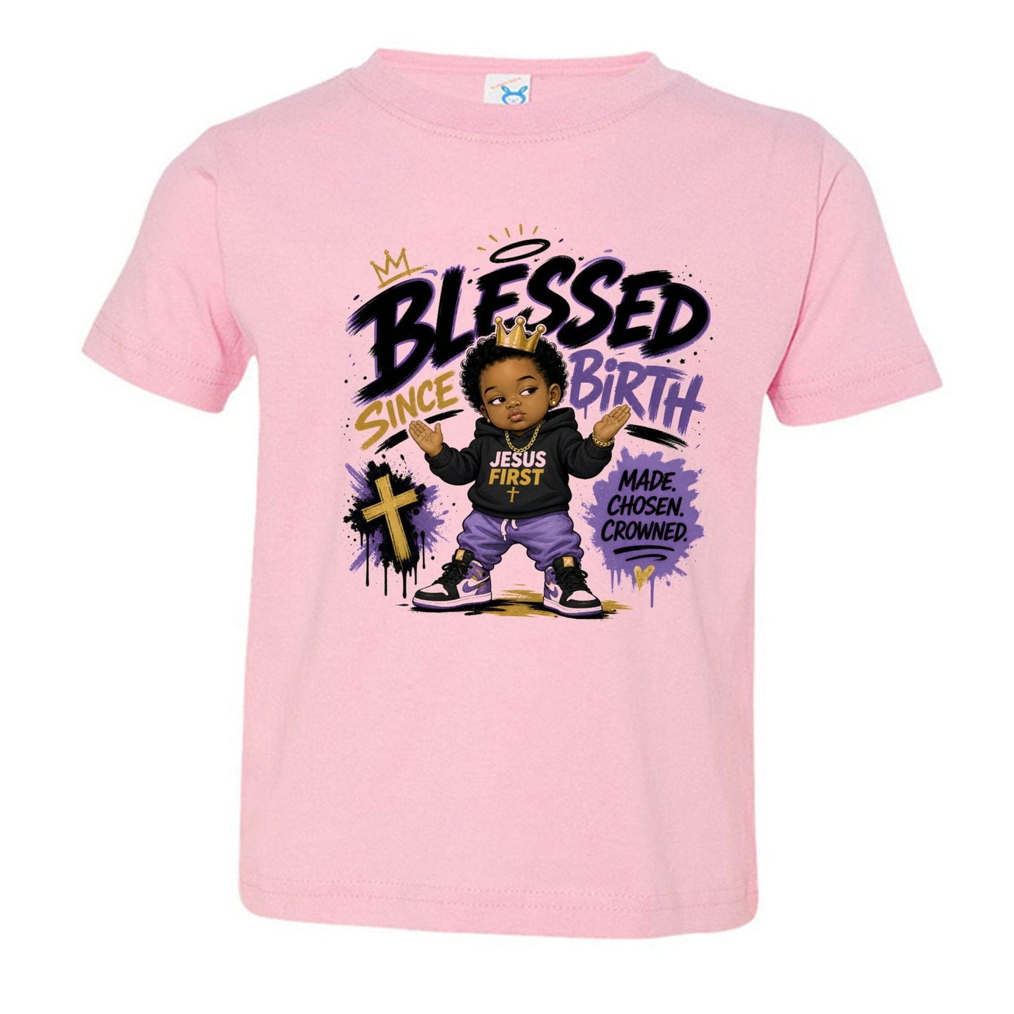 Blessed Since Birth Toddler Christian T-shirt - ClaimedbyGodDesigns