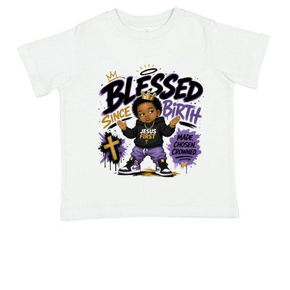 Blessed Since Birth Toddler Christian T-shirt - ClaimedbyGodDesigns