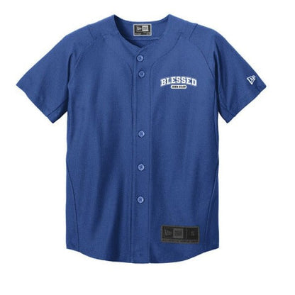 Blessed Youth Christian Full-Button Jersey - ClaimedbyGodDesigns