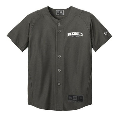 Blessed Youth Christian Full-Button Jersey - ClaimedbyGodDesigns