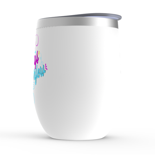 Blessings On Overflow Stemless Wine Tumblers 12oz - ClaimedbyGodDesigns
