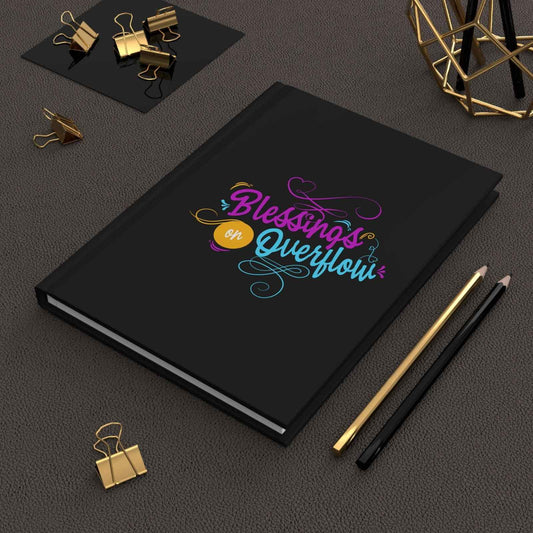 Blessings on Overflow Hardcover Journal Matte