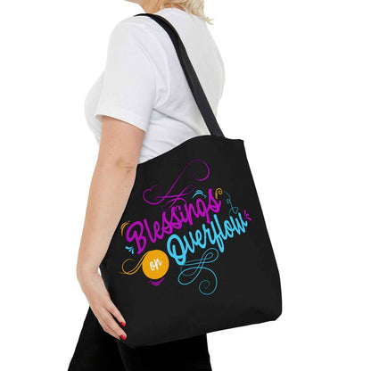 Blessings on Overflow Tote Bag