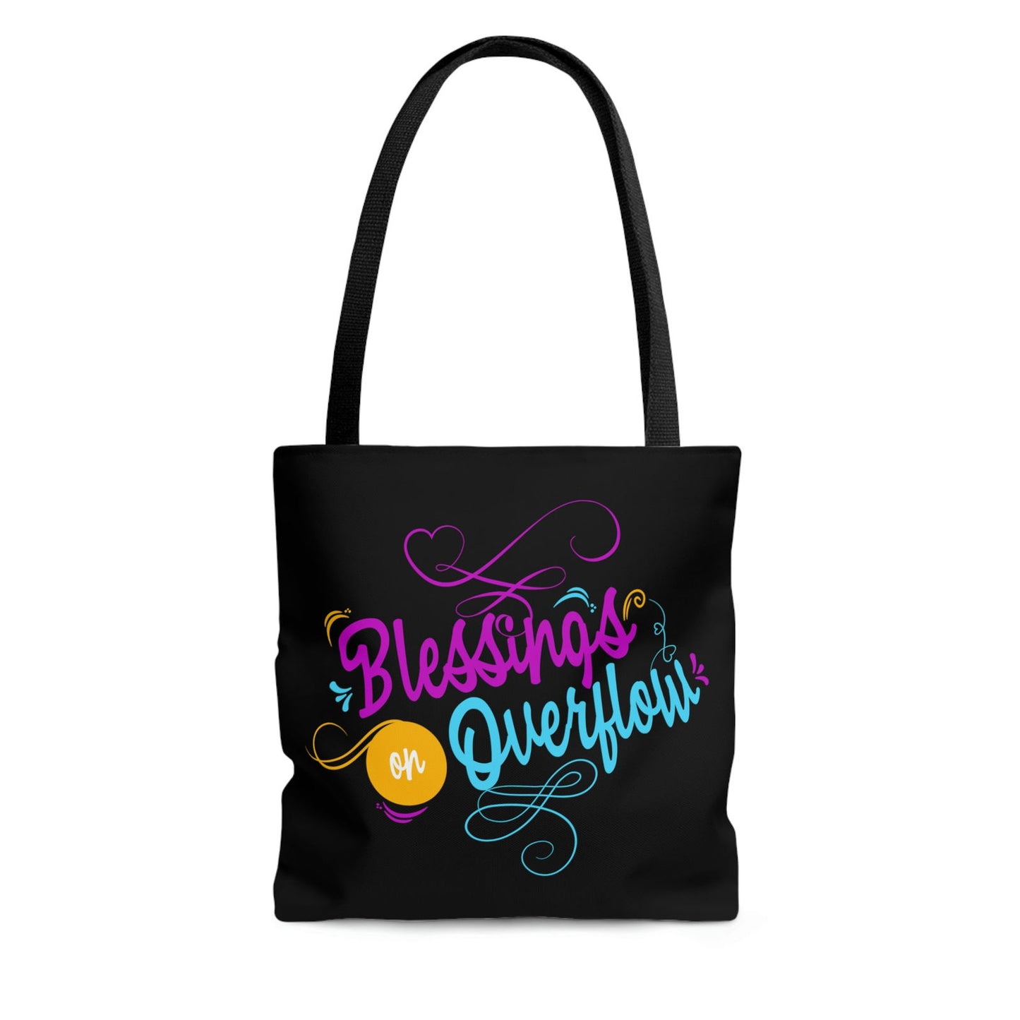 Blessings on Overflow Tote Bag - ClaimedbyGodDesigns