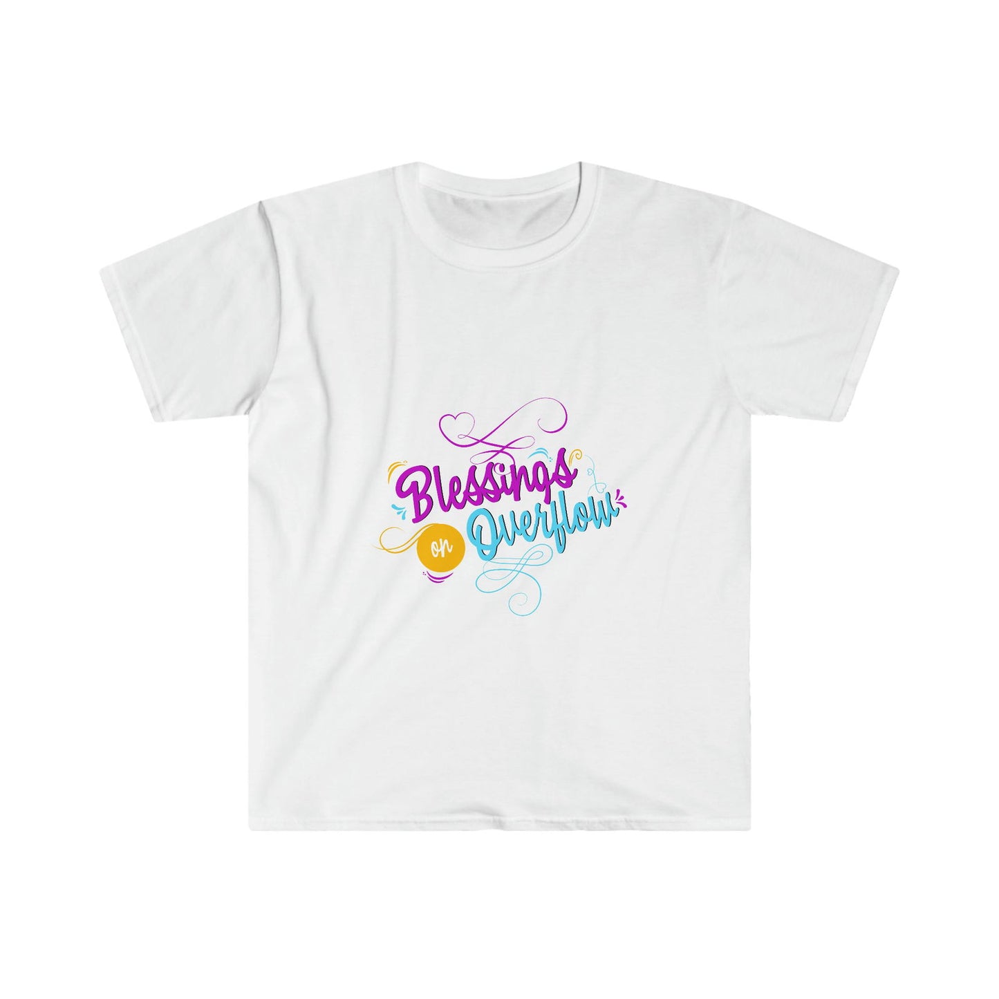 Blessings on Overflow Unisex T-shirt - ClaimedbyGodDesigns