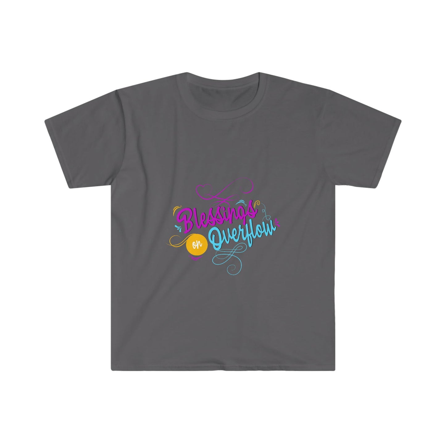 Blessings on Overflow Unisex T-shirt - ClaimedbyGodDesigns