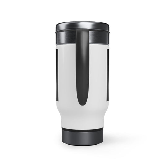 Born In Sin Shaped In Inequity Redeemed In Christ Travel Mug with Handle, 14oz - ClaimedbyGodDesigns