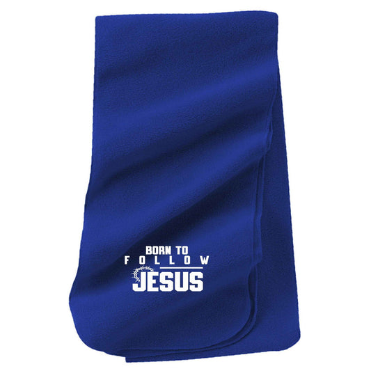 Born To Follow Him Christian Scarf - ClaimedbyGodDesigns