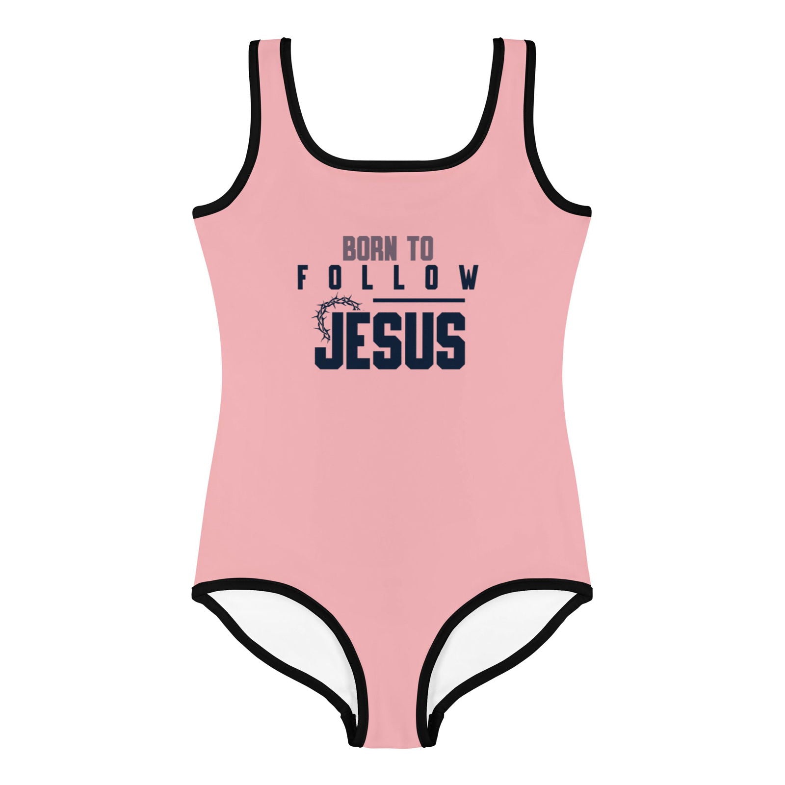 Born To Follow Jesus Christian Kids Swimsuit - ClaimedbyGodDesigns