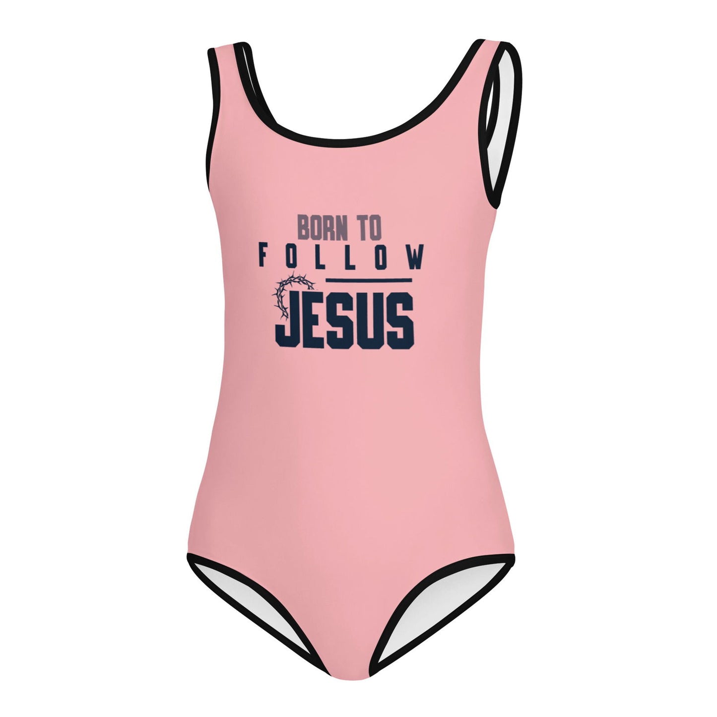 Born To Follow Jesus Christian Kids Swimsuit - ClaimedbyGodDesigns
