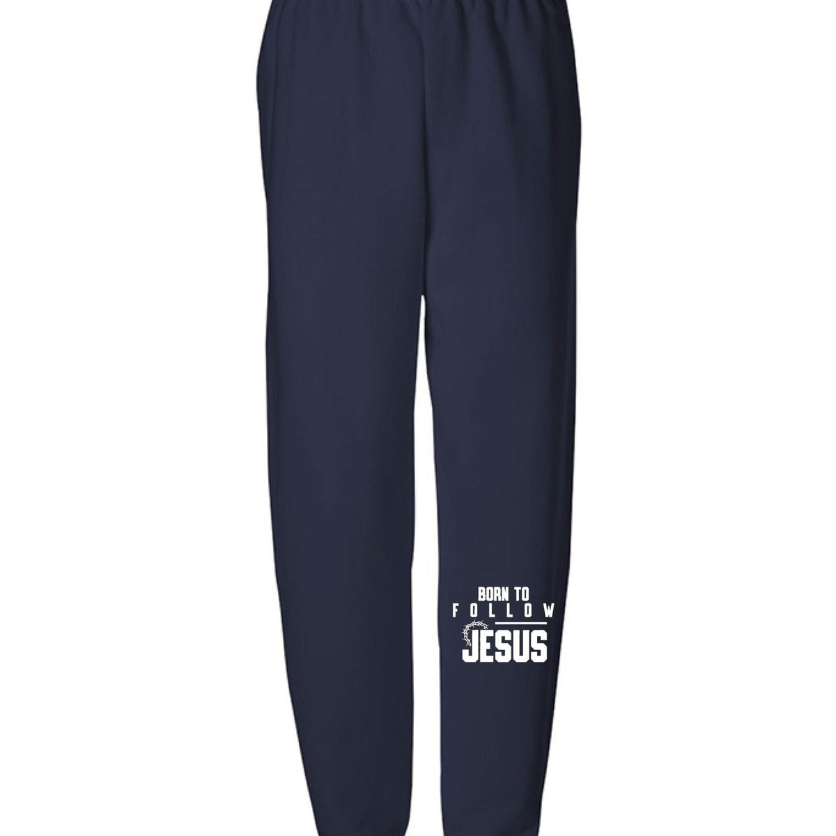Born To Follow Jesus Youth Christian Sweatpants - ClaimedbyGodDesigns