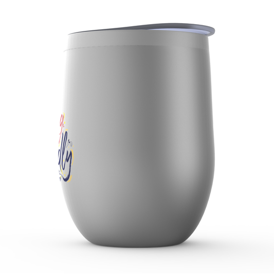 Busy Being Godly Stemless Wine Tumblers 12oz - ClaimedbyGodDesigns