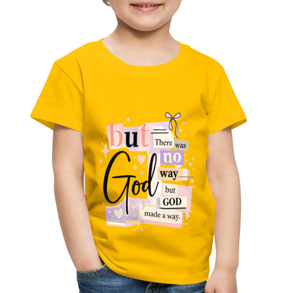 But God Christian Toddler T-Shirt - ClaimedbyGodDesigns
