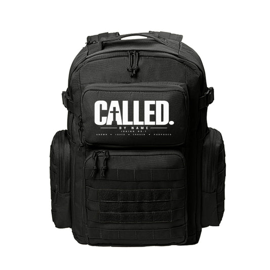 Called Christian Backpack | Isaiah 43:1 Bible Verse Laptop Backpack | Faith Based School Work Travel Bag - Claimed by God Designs