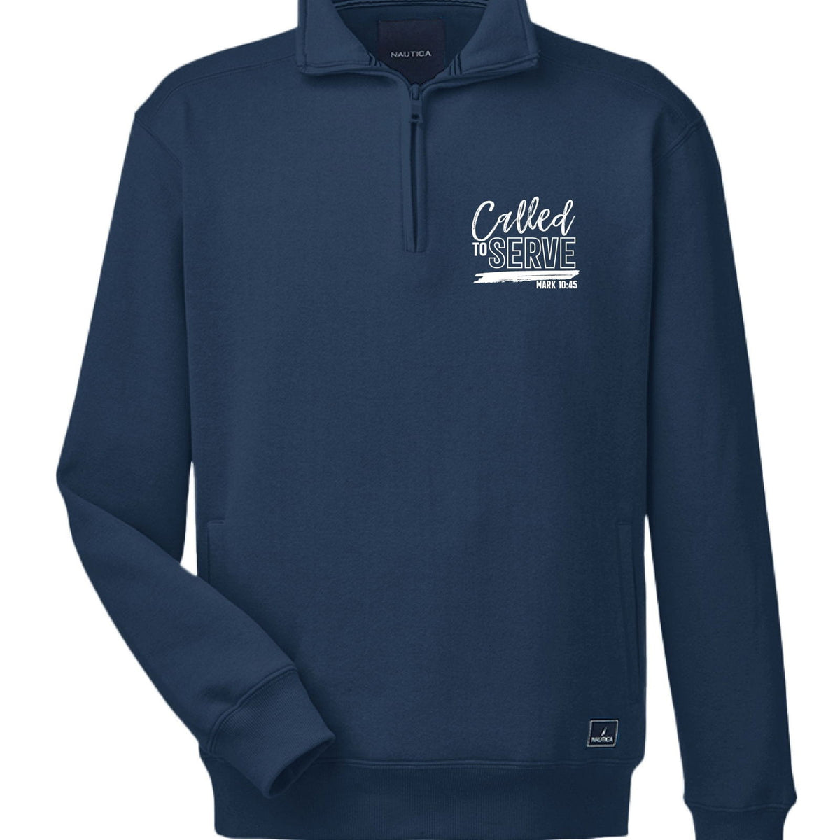 Called To Serve Men's Christian Quarter Zip Pullover Sweatshirt - ClaimedbyGodDesigns