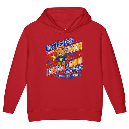 Carrier Of Faith Christian University Toddler Pullover Hooded Sweatshirt - ClaimedbyGodDesigns