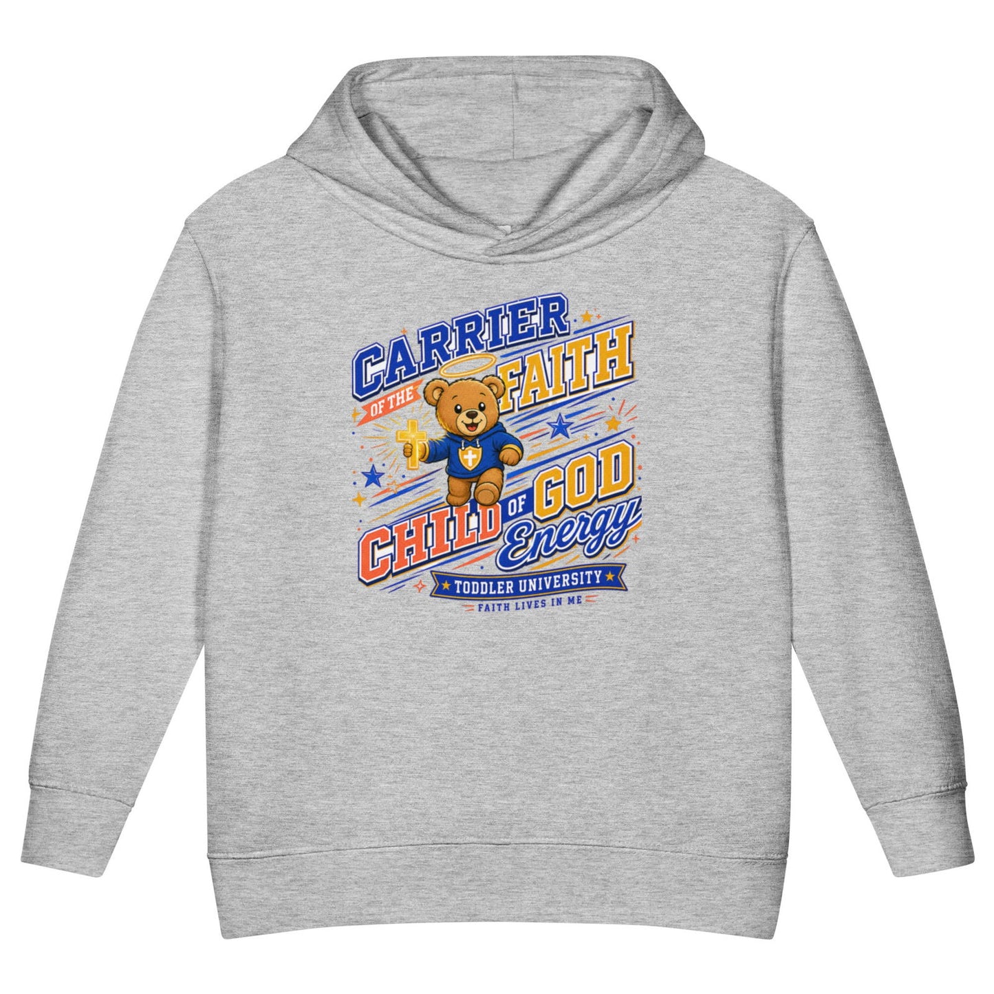 Carrier Of Faith Christian University Toddler Pullover Hooded Sweatshirt - ClaimedbyGodDesigns