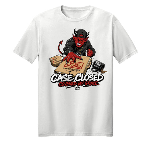 Case Closed Covered By Grace Unisex Christian T-shirt - ClaimedbyGodDesigns