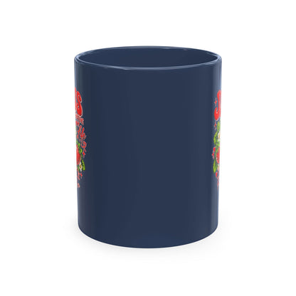 Ceramic Mug — "Jesus Sweetens My Life" Strawberry Faith Coffee Cup - ClaimedbyGodDesigns