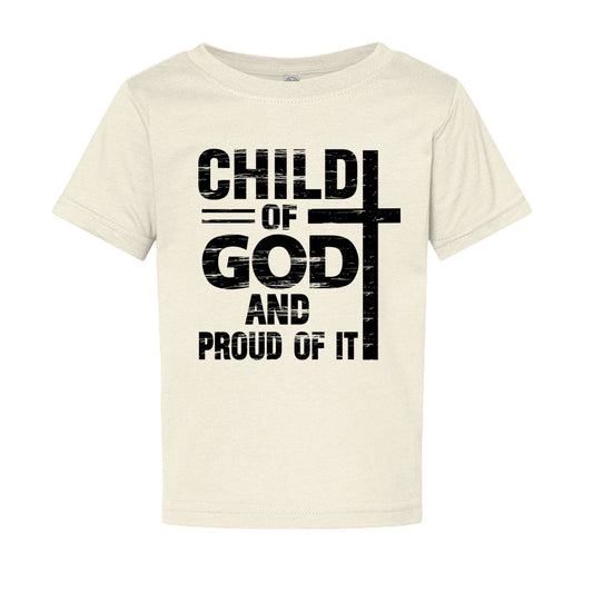 Child Of God And Proud Of It Christian Baby T-shirt - ClaimedbyGodDesigns