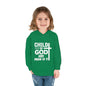 Child Of God And Proud Of It Christian Toddler Pullover Fleece Hooded Sweatshirt - ClaimedbyGodDesigns