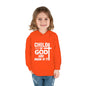 Child Of God And Proud Of It Christian Toddler Pullover Fleece Hooded Sweatshirt - ClaimedbyGodDesigns