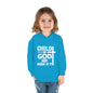 Child Of God And Proud Of It Christian Toddler Pullover Fleece Hooded Sweatshirt - ClaimedbyGodDesigns