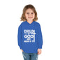 Child Of God And Proud Of It Christian Toddler Pullover Fleece Hooded Sweatshirt - ClaimedbyGodDesigns