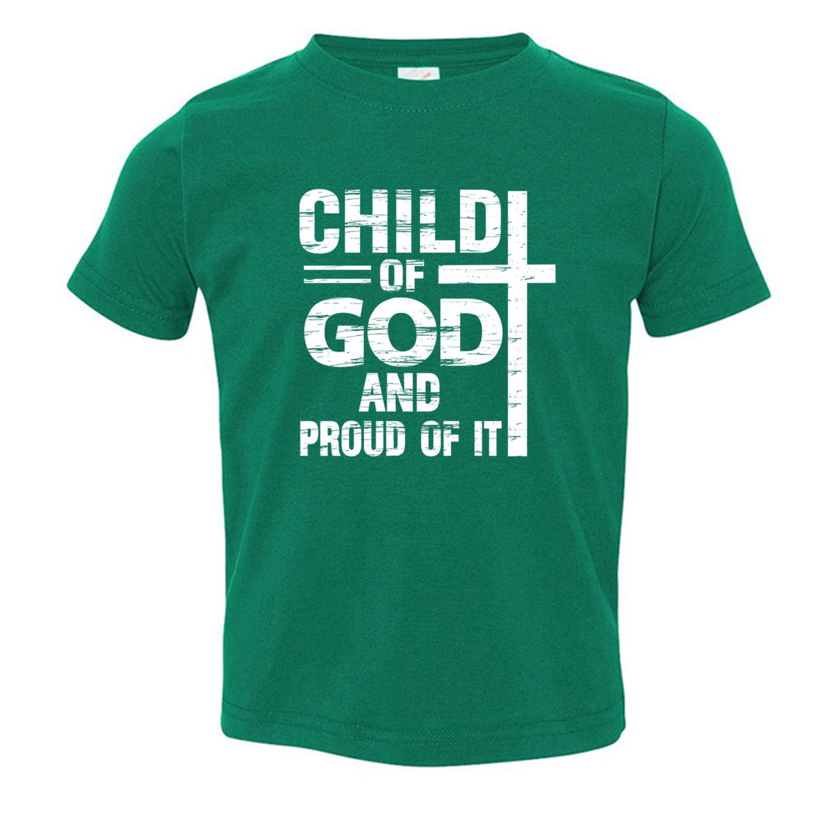 Child Of God And Proud Of It Toddler Christian T-shirt - ClaimedbyGodDesigns