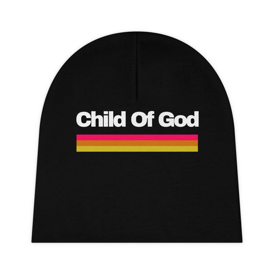Child Of God Baby Beanie (AOP) - ClaimedbyGodDesigns