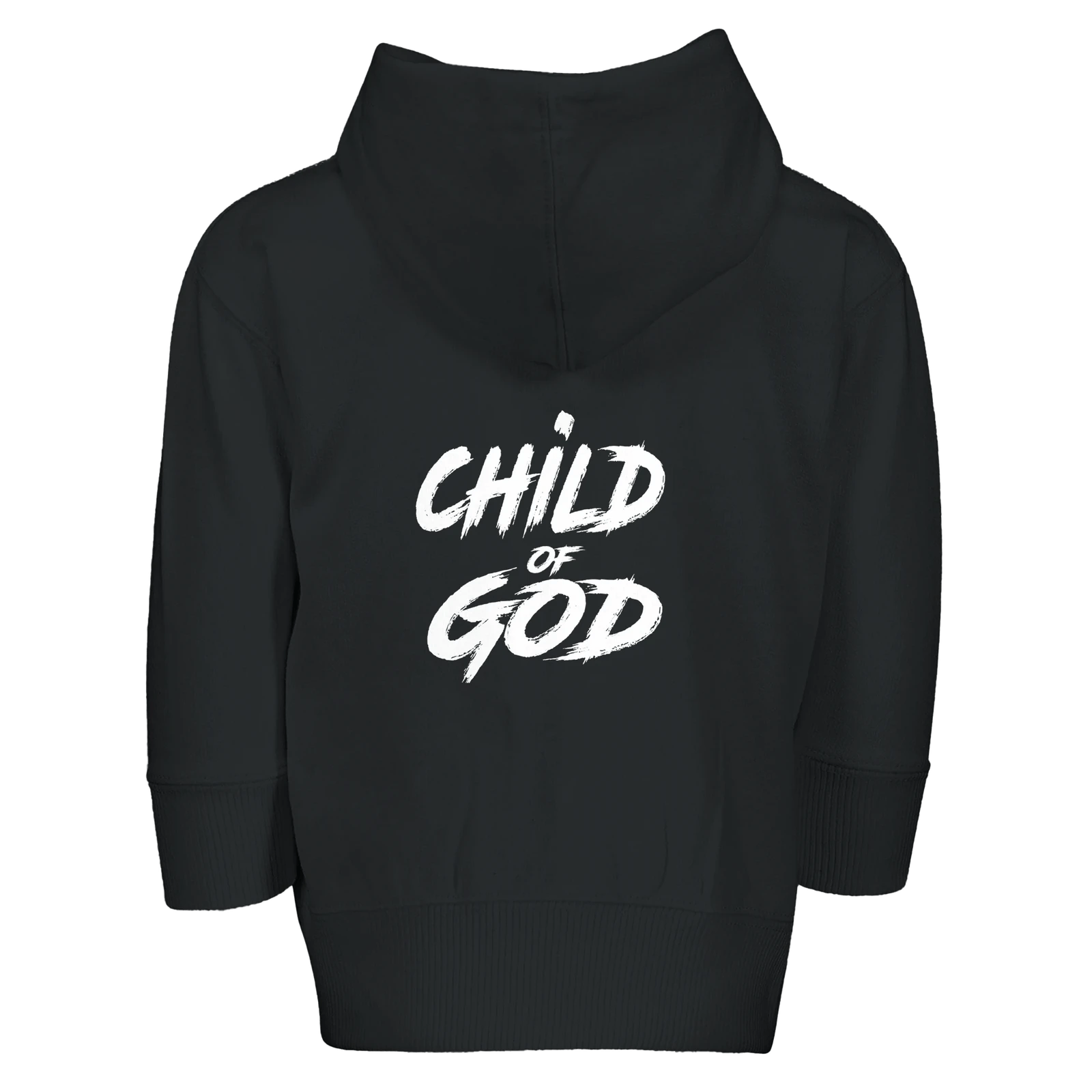 Child Of God Christian Toddler Zip Fleece Hooded Sweatshirt - ClaimedbyGodDesigns