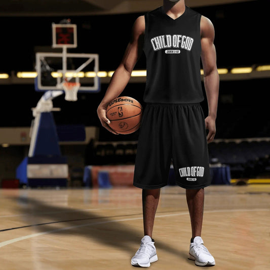 Child Of God Mens Summer Christian Casual Outfit - ClaimedbyGodDesigns