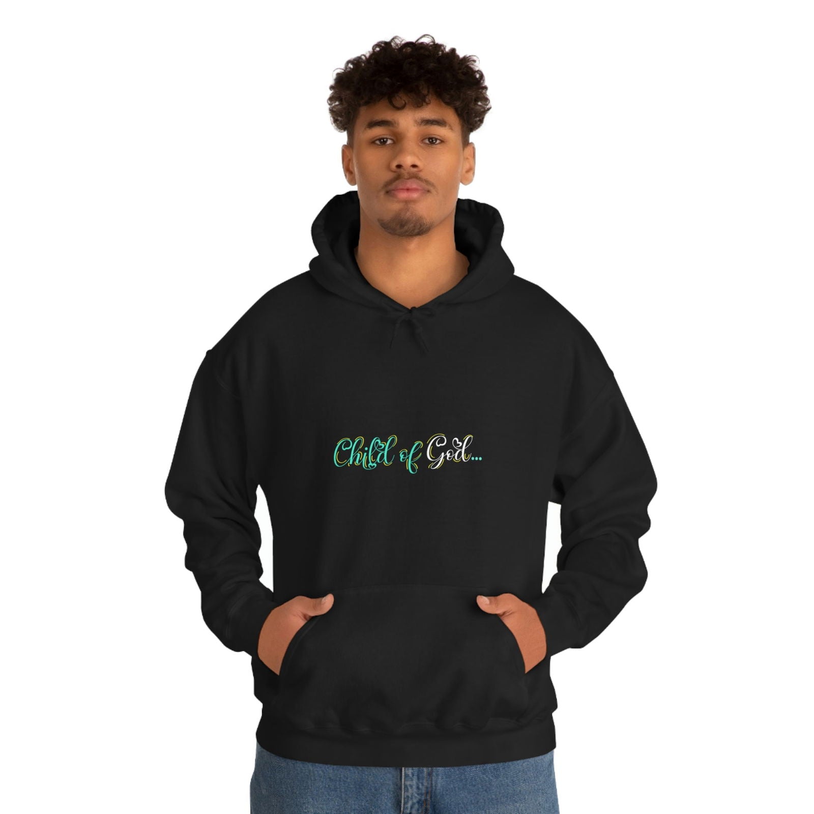 Child Of God Under Construction Unisex Pull On Hooded Sweatshirt - ClaimedbyGodDesigns