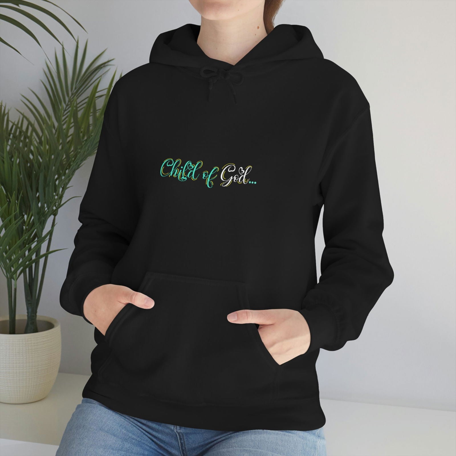 Child Of God Under Construction Unisex Pull On Hooded Sweatshirt - ClaimedbyGodDesigns