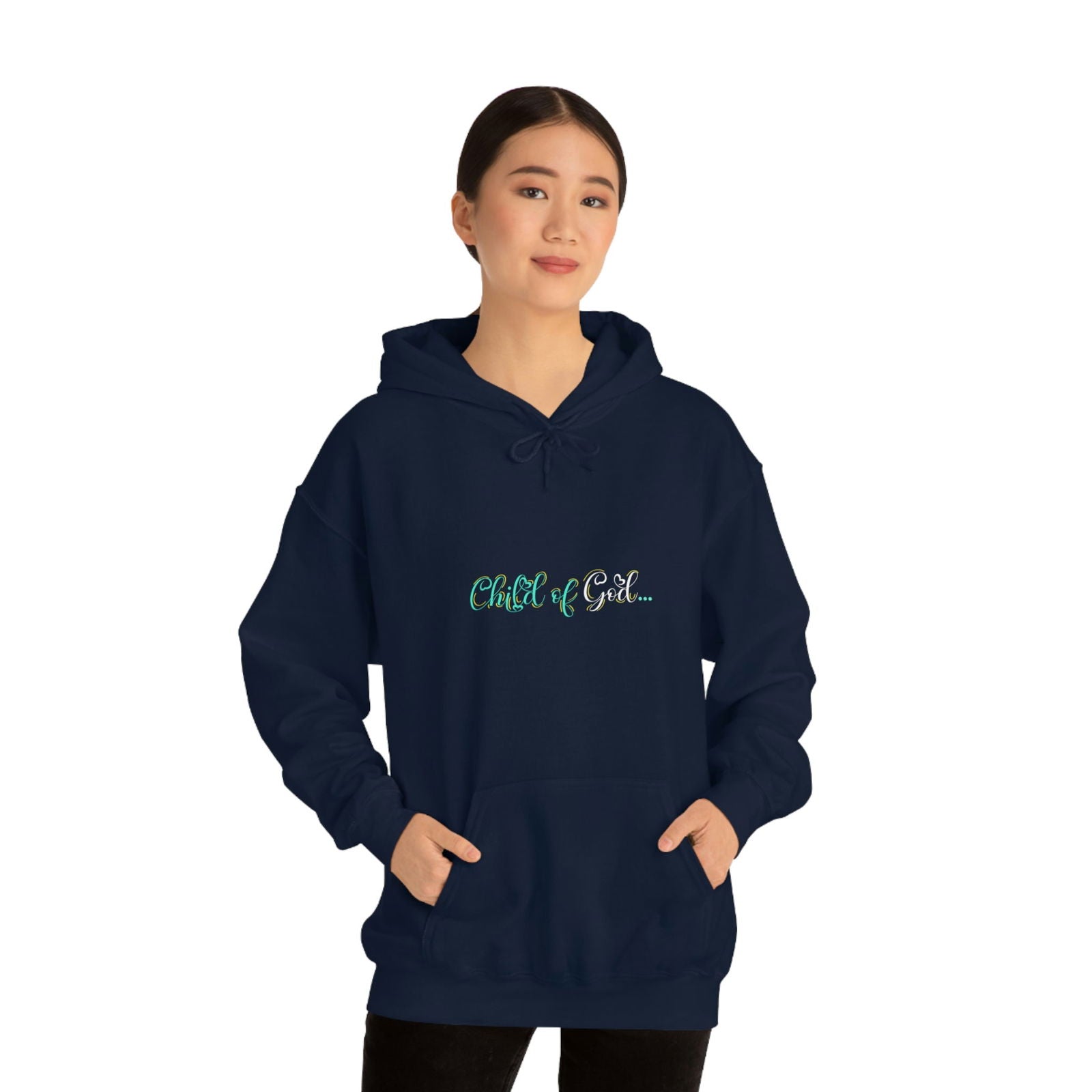 Child Of God Under Construction Unisex Pull On Hooded Sweatshirt - ClaimedbyGodDesigns