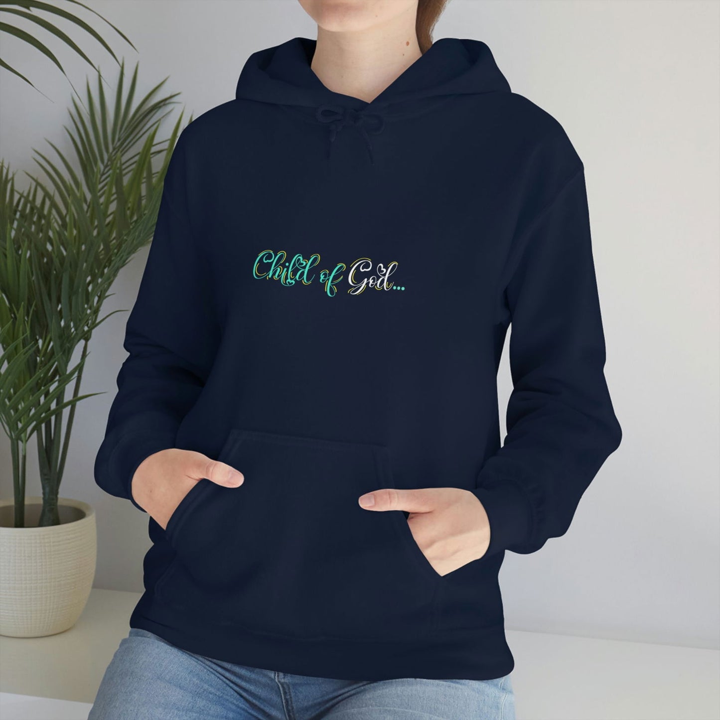 Child Of God Under Construction Unisex Pull On Hooded Sweatshirt - ClaimedbyGodDesigns