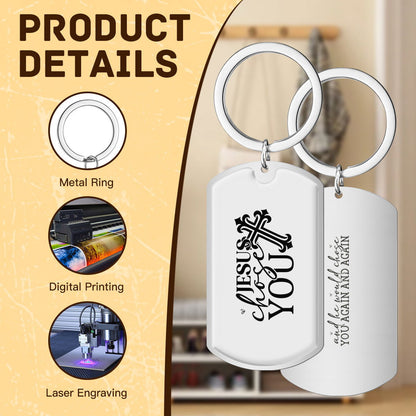 Chose You Keychain - Inspirational Christian Stainless Steel Accessory - ClaimedbyGodDesigns