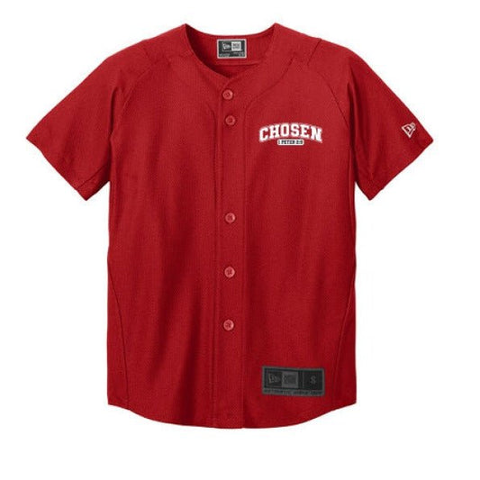 Chosen Youth Christian Full-button Jersey - ClaimedbyGodDesigns