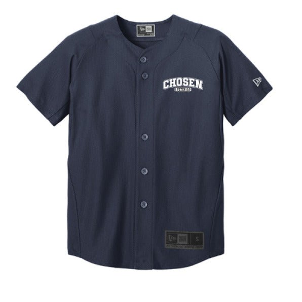 Chosen Youth Christian Full-button Jersey - ClaimedbyGodDesigns