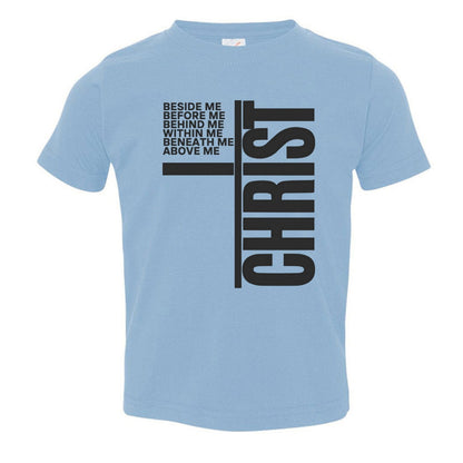 Christ All Around Me Toddler Christian T-shirt - ClaimedbyGodDesigns