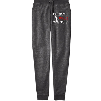 Christ Over Culture Unisex Christian Sweatpants - ClaimedbyGodDesigns