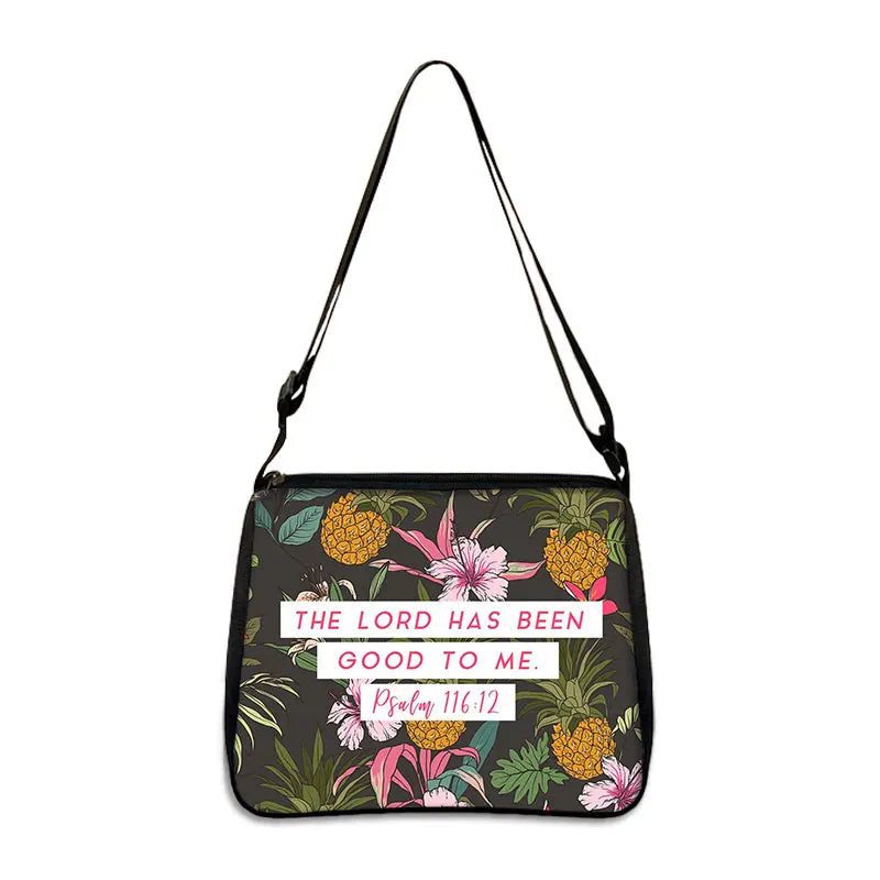 The Lord Sustains Me/The Lord Has Been Good To Me/Bible Verse Christian Handbag claimedbygoddesigns