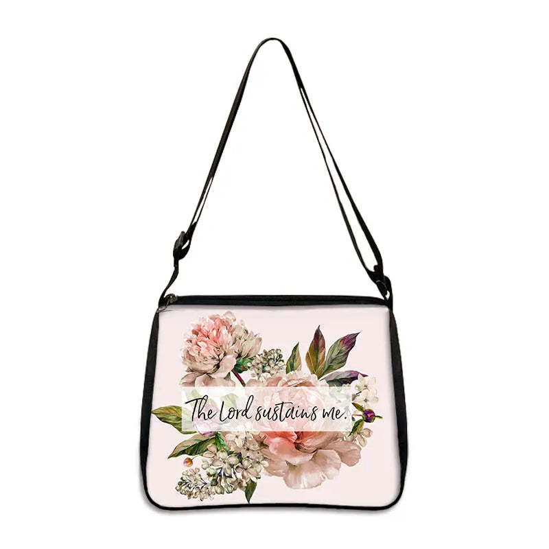 The Lord Sustains Me/The Lord Has Been Good To Me/Bible Verse Christian Handbag claimedbygoddesigns